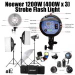 Neewer 1200W Strobe Light Wired A/C