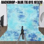 Backdrop- Blue Tie Dye 10x20