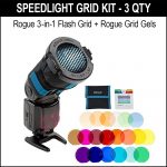 Speedlight Grid Gels - 3qty